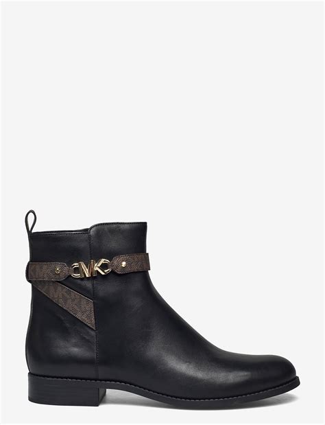 michael kors black shoes flat|Michael Kors black flat boots.